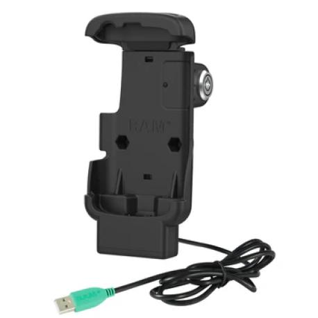 RAM - Handheld docking cradle - locking, form-fit, powered - for Zebra TC22, TC27 - 0