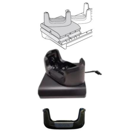 Zebra - Handheld charging cradle - replacement ethernet, device without a rugged boot - output connectors: 1 - 0