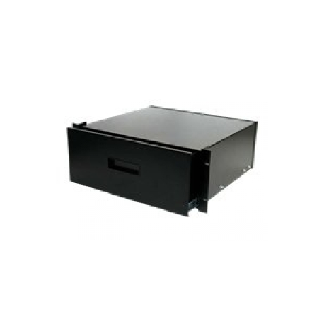 StarTech.com 4U Black Steel Storage Drawer for 19in Racks and Cabinets - Rack storage drawer - 4U - 4UDRAWER - Rack storage drawer - 4U - for P / N: CABSCRWS1224, RK2537BKM, RK3236BKF, RK4236BKB, RK4242BK24, RK4242BK30, RKQMCAB12V2 - 0