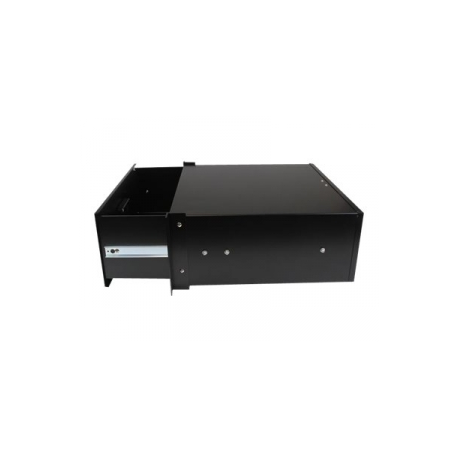 StarTech.com 4U Black Steel Storage Drawer for 19in Racks and Cabinets - Rack storage drawer - 4U - 4UDRAWER - Rack storage drawer - 4U - for P / N: CABSCRWS1224, RK2537BKM, RK3236BKF, RK4236BKB, RK4242BK24, RK4242BK30, RKQMCAB12V2 - 3