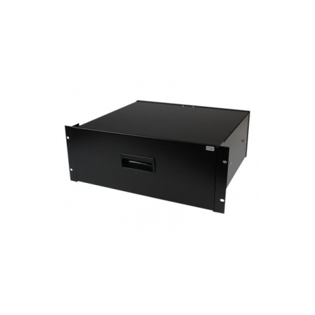 StarTech.com 4U Black Steel Storage Drawer for 19in Racks and Cabinets - Rack storage drawer - 4U - 4UDRAWER - Rack storage drawer - 4U - for P / N: CABSCRWS1224, RK2537BKM, RK3236BKF, RK4236BKB, RK4242BK24, RK4242BK30, RKQMCAB12V2 - 4
