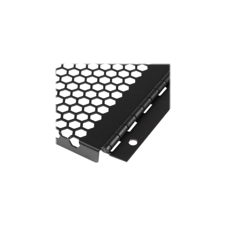 StarTech.com 4U Hinged Blanking Panel - Vented Server Rack Panel - Tool-less Installation - TAA Compliant Filler Rack Panel (RKPNLHV4U) - Rack blanking panel - black - 4U - 19" - for P / N: RK2433BKM, RK2537BKM, RK3236BKF, RK4236BKB, RK4242BK24, RK4242BK30, RKQMCAB12V2 - 2