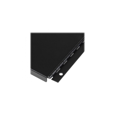 StarTech.com 4U Hinged Rack Panel - Solid Blanking Panel for 19-inch Server Racks - Tool-less Filler Panel (RKPNLHS4U) - Blank panel - front - black - 4U - 19" - for P / N: RK2433BKM, RK2537BKM, RK3236BKF, RK4236BKB, RK4242BK24, RK4242BK30, RKQMCAB12V2 - 1