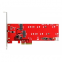 StarTech.com 2x M.2 SATA SSD Controller Card - PCIe - PCI Express M.2 SATA III Controller - NGFF Card Adapter (PEX2M2) - Storage controller - M.2 - M.2 Card / SATA 6Gb / s - PCIe 2.0 x2 - for P / N: BNDTB10GI, BNDTB210GSFP, BNDTB310GNDP, BNDTB410GSFP, BNDTB4M2E1, BNDTBUSB3142