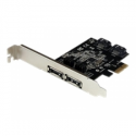StarTech.com 2 Port PCI Express SATA 6 Gbps eSATA Controller Card - Dual Port PCIe SATA III Card - 2 Int / 2 Ext - SATA III 6Gbps (PEXESAT322I) - Storage controller - 2 Channel - SATA 6Gb / s / eSATA 6Gb / s - low profile - PCIe x1 - for P / N: S251SMU33EP, S3520BU33ER, S355BU33ERM, ST521PMINT