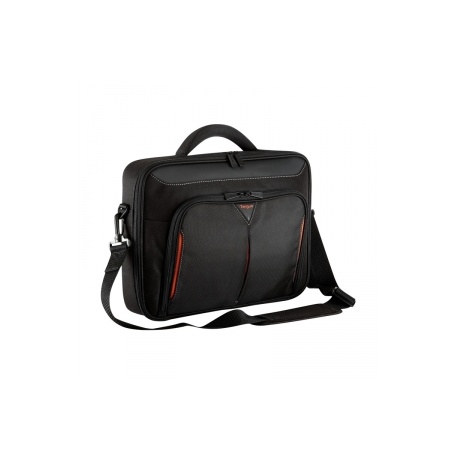 Targus Classic+ Clamshell - Notebook carrying case - 15" - 15.6" - black, red - 3