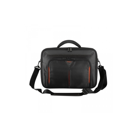 Targus Classic+ Clamshell - Notebook carrying case - 15" - 15.6" - black, red - 4