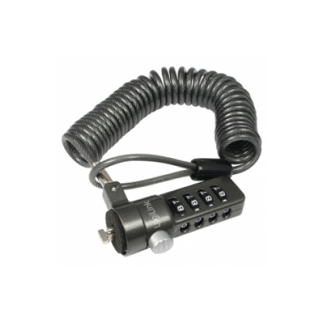 LogiLink Laptop Anti-theft lock - Security cable lock - black - 1.8 m - 0
