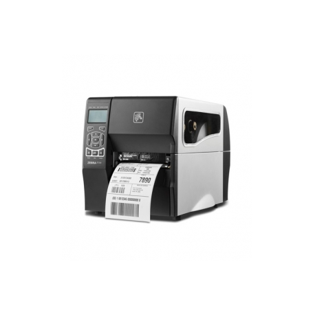 Zebra ZT230 - Label printer - thermal transfer - Roll (11.4 cm) - 300 dpi - up to 152 mm / sec - USB, LAN, serial - peeler with liner rewind - 0