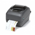 Zebra GX Series GX430t - Label printer - direct thermal / thermal transfer - Roll (10.8cm) - 300 dpi - up to 102 mm / sec - USB, LAN, serial - peeler