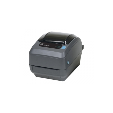 Zebra GK Series GK420t - Label printer - direct thermal / thermal transfer - Roll (10.8cm) - 203 dpi - up to 127 mm / sec - USB, LAN - 0