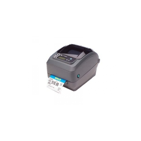 Zebra GX420t - Label printer - direct thermal  /  thermal transfer - Roll (10.8cm) - 203 dpi - up to 152 mm / sec - USB, serial, Wi-Fi - cutter - 0