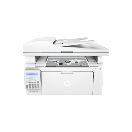 HP LaserJet Pro MFP M130fn - Multifunction printer - B/W - laser - 215.9 x 297.2 mm (original) - Legal (media) - up to 23 ppm (copying) - up to 23 ppm (printing) - 150 sheets - USB 2.0, LAN - 1