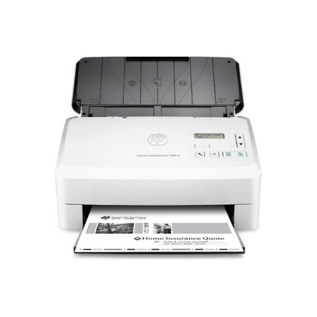 HP ScanJet Enterprise Flow 7000 s3 - Document scanner - Duplex - 216 x 3100 mm - 600 dpi x 600 dpi - up to 75 ppm (mono) - ADF (80 sheets) - up to 7500 scans per day - USB 3.0, USB 2.0 - 0