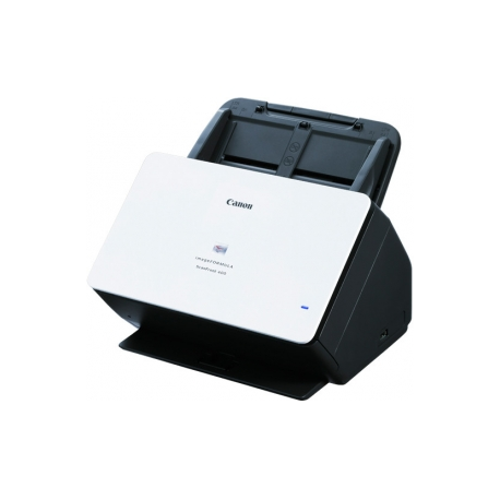 Canon imageFORMULA ScanFront 400 - Document scanner - CMOS  /  CIS - Duplex - 216 x 3048 mm - 600 dpi x 600 dpi - up to 45 ppm (mono)  /  up to 45 ppm (colour) - ADF (60 sheets) - up to 6000 scans per day - USB 2.0, LAN - 1