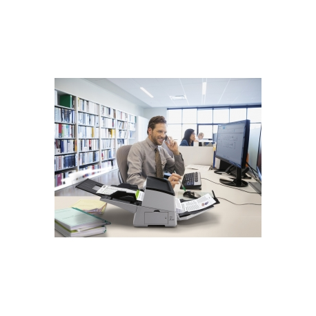 Fujitsu fi-7600 - Document scanner - Dual CCD - Duplex - 304.8 x 431.8 mm - 600 dpi x 600 dpi - up to 100 ppm (mono) / up to 100 ppm (colour) - ADF (300 sheets) - up to 30000 scans per day - USB 3.1 Gen 1 - 5