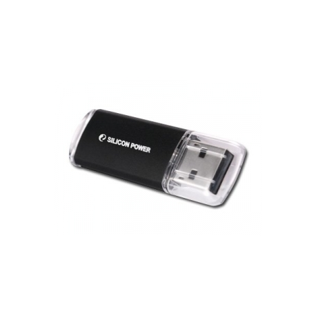 SILICON POWER Ultima II I-Series - USB flash drive - 8 GB - USB 2.0 - black - 0