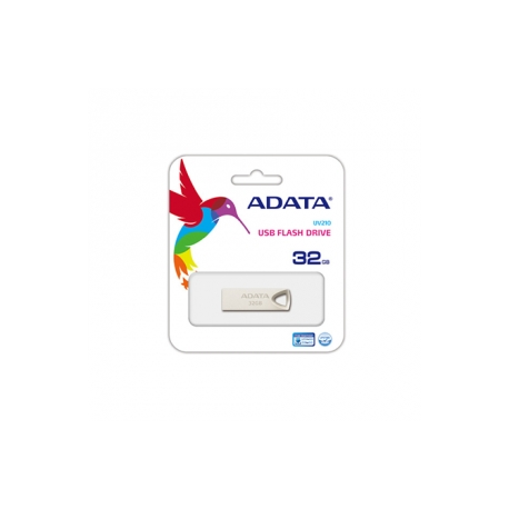 ADATA UV210 - USB flash drive - 32 GB - USB 2.0 - golden - 2