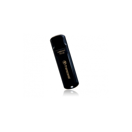 Transcend JetFlash 700 - USB flash drive - 16 GB - USB 3.0 - black - 0