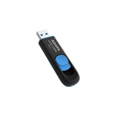 ADATA DashDrive UV128 - USB flash drive - 128 GB - USB 3.0 - black, blue - 0