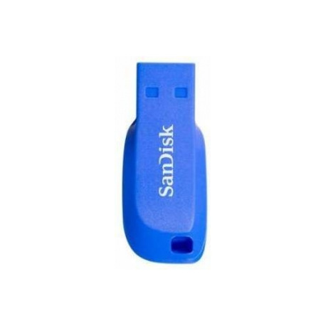 SanDisk Cruzer Blade - USB flash drive - 16 GB - USB 2.0 - electric blue - 0