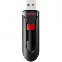 SanDisk Cruzer Glide - USB flash drive - 256 GB - USB 2.0 - black, red