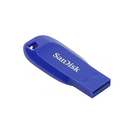 SanDisk Cruzer Blade - USB flash drive - 64 GB - USB 2.0 - electric blue - 0