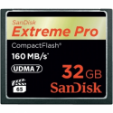 SanDisk Extreme Pro - Flash memory card - 32 GB - 1000x / 1067x - CompactFlash
