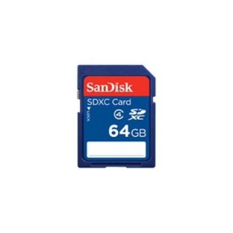 SanDisk - Flash memory card - 64 GB - Class 4 - SDXC - 0