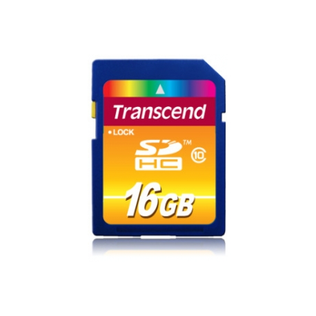 Transcend - Flash memory card - 16 GB - Class 10 - SDHC - 0