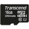 Transcend Ultimate - Flash memory card - 16 GB - UHS Class 1  /  Class10 - 600x - microSDHC UHS-I