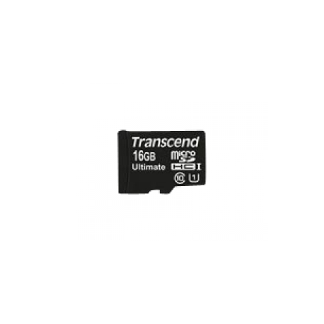 Transcend Ultimate - Flash memory card (microSDHC to SD adapter included) - 8 GB - UHS Class 1 / Class10 - 600x - microSDHC UHS-I - 0