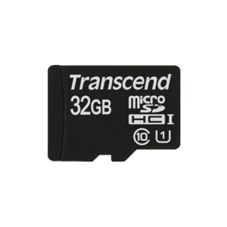 Transcend - Flash memory card - 32 GB - UHS Class 1  /  Class10 - microSDHC - 0