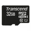 Transcend - Flash memory card - 32 GB - UHS Class 1  /  Class10 - microSDHC