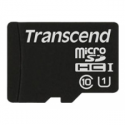 Transcend Premium - Flash memory card (microSDHC to SD adapter included) - 16 GB - UHS-I U1  /  Class10 - microSDHC UHS-I