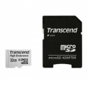 Transcend High Endurance - Flash memory card (microSDHC to SD adapter included) - 32 GB - UHS-I U1  /  Class10 - SDHC