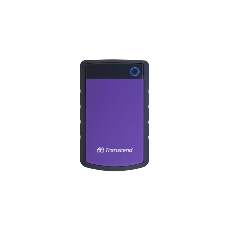 Transcend StoreJet 25H3P - Hard drive - 2 TB - external (portable) - 2.5" - USB 3.0 - brilliant purple - 0
