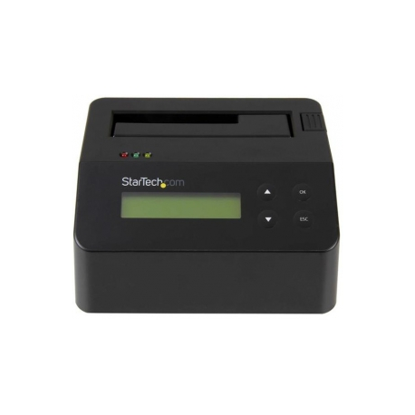 StarTech.com USB 3.0 Hard Drive Eraser Dock for 2.5" & 3.5" SATA /  IDE SSD HDD + mSATA & M.2 - Standalone Secure Erase Wiper & Sanitizer (SDOCK1EU3P) - Hard drive eraser - black - for P / N: SVA12M5NA - 2