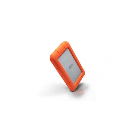 LaCie Rugged Mini - Hard drive - 2 TB - external (portable) - USB 3.0 - 5400 rpm - 256-bit AES - with Seagate Rescue Data Recovery - 1
