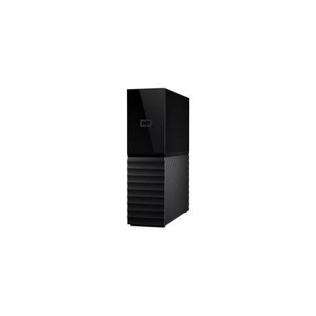 WD My Book WDBBGB0080HBK - Hard drive - encrypted - 8 TB - external (desktop) - USB 3.0 - 256-bit AES - black - 2