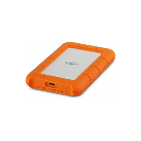 LaCie Rugged USB-C - Hard drive - 1 TB - external (portable) - USB 3.1 Gen 1 (USB-C connector) - 3