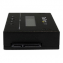 StarTech.com 1:1 Hard Drive Duplicator and Eraser for 2.5" & 3.5" SATA HDD SSD - LCD & RS-232 - 14GBpm Duplication Speed - Cloner & Wiper (SATDUP11) - Hard drive duplicator - 2 bays (SATA-600) - for P / N: SVA12M5NA