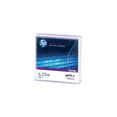 HPE Ultrium RW Data Cartridge - LTO Ultrium 6 6.25 TB - for StorageWorks SAS Rack-Mount Kit; StoreEver MSL2024, MSL4048, MSL8096; StoreEver 1 / 8 G2 - 1