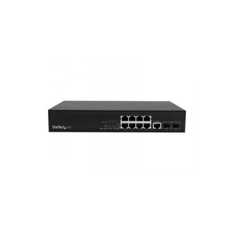 StarTech.com - Switch - Managed - 8 x 10 / 100 / 1000 - rack-mountable - AC 90 - 260 V - for P / N: GLCLHSMDSTTA, GLCSXMMDSTT, GLCTEST, SFP1GELXST, ST12MHDLAN4K, ST12MHDLAN4R - 0