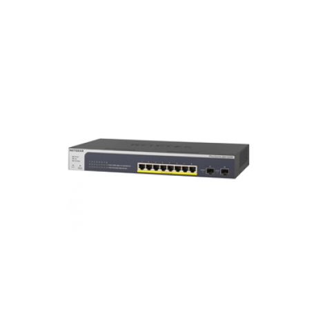 NETGEAR Smart GS510TPP - Switch - L3 Lite - smart - 8 x 10 / 100 / 1000 (PoE+) + 2 x SFP - desktop, rack-mountable - PoE+ (190 W) - 0