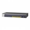 NETGEAR Smart GS510TPP - Switch - L3 Lite - smart - 8 x 10 / 100 / 1000 (PoE+) + 2 x SFP - desktop, rack-mountable - PoE+ (190 W)