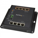 StarTech.com Industrial 8 Port Gigabit PoE Switch, 4 x PoE+ 30W, Power Over Ethernet, Hardened GbE Layer / L2 Managed Switch, Rugged High Power Gigabit Network Switch IP-30 / -40C to +75C - Managed Network Switch (IES81GPOEW) - Switch - Managed - 4 x 10 / 100 / 1000 + 4 x 10 / 100 / 1000 (PoE+) - wall-mountable - PoE+ (120 W) - DC power