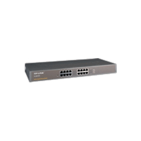 TP-Link TL-SG1016 - Switch - 16 x 10 / 100 / 1000 - rack-mountable - 0