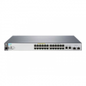 HPE Aruba 2530-24-PoE+ - Switch - Managed - 24 x 10 / 100 + 2 x Gigabit SFP + 2 x 10 / 100 / 1000 - desktop, rack-mountable, wall-mountable - PoE+