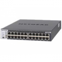 NETGEAR M4300-24X - Switch - L3 - Managed - 24 x 10 Gigabit Ethernet + 4 x shared 10 Gigabit SFP+ - front to back airflow - rack-mountable